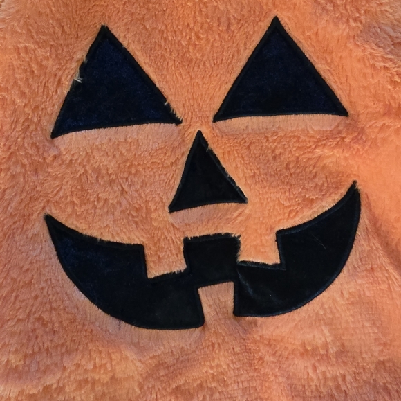 Spirit halloween Unisex Pumpkin Bunting Halloween Costume One Piece 0-6 Months - Picture 3 of 8